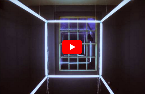 flourescent tube cube